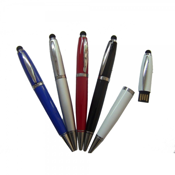 Soft Touch Metal Handwriting Pen Shaped Usb 2.0 Pendrive Usb Flash Drive