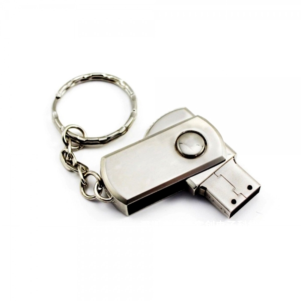 Real Capacity 4GB 32GB 16 32 64 GB Pendrive,360 Degree Rotate Swivel Metal Rectangle 2.0 3.0 USB Flash Drives