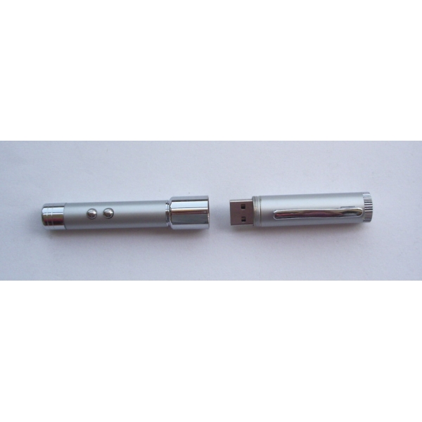 Custom Logo Usb Pendrive Pen 8gb Laser Pointer Ball Pen Usb Flash Drive