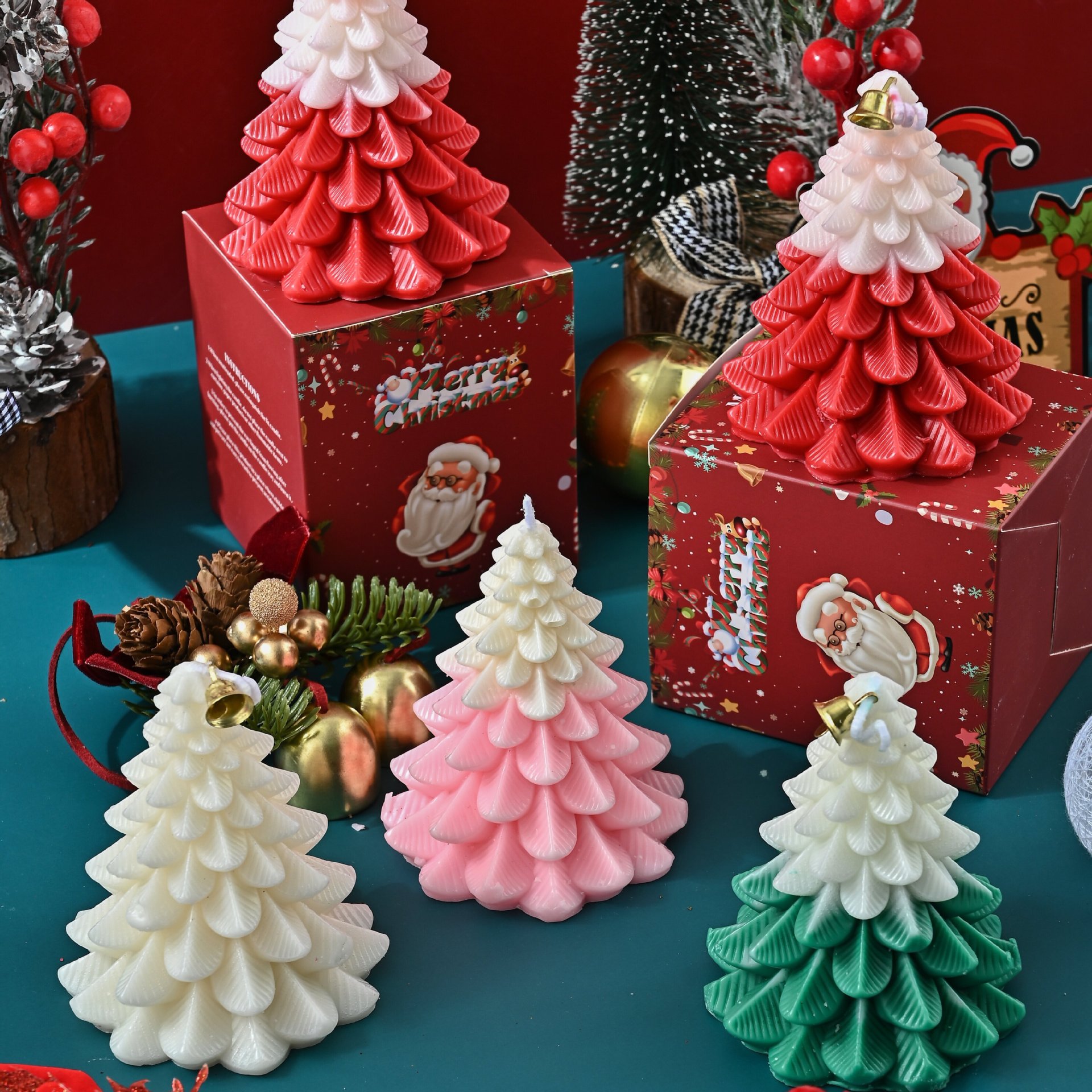 Christmas Tree Aromatherapy Candle Manufacturer Wholesale Cross border Gift Companion Hand Gift Home Decor Aromatherapy Candle Birthday Gift